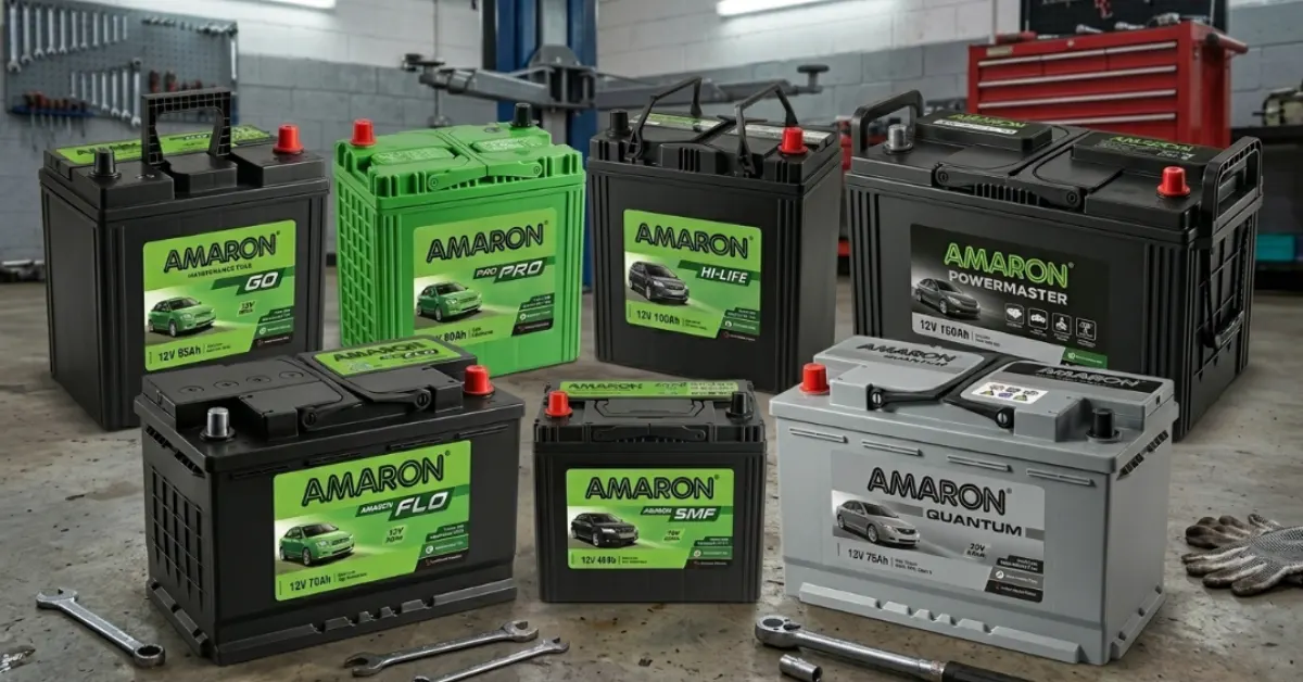 Amaron Battery Sizes