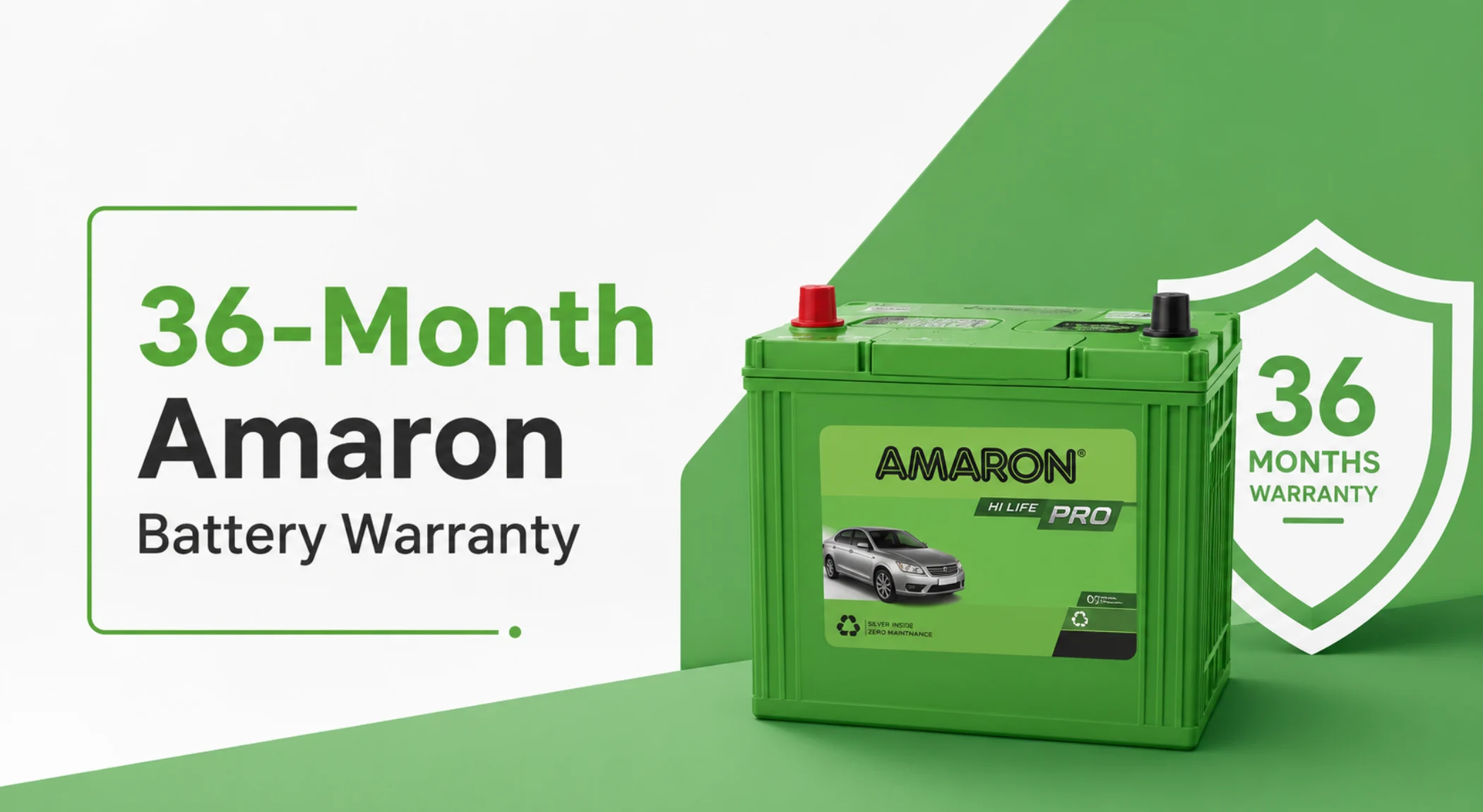 36-Month Amaron Battery Warranty